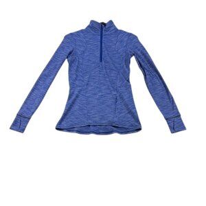 Lululemon Top Quarter-Zip Blue Women Size 4